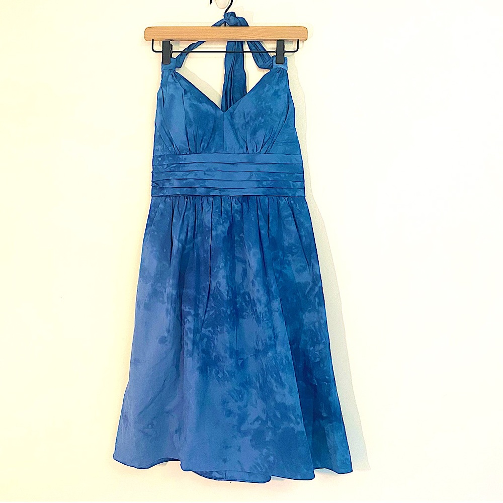 Oleg Cassini able Tie Dye halter dress 100% cotton size 2